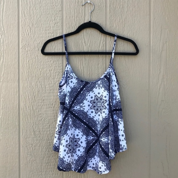 VIBE Sportswear Flowy Tank Top Pattern Medium NWT - Picture 6 of 8